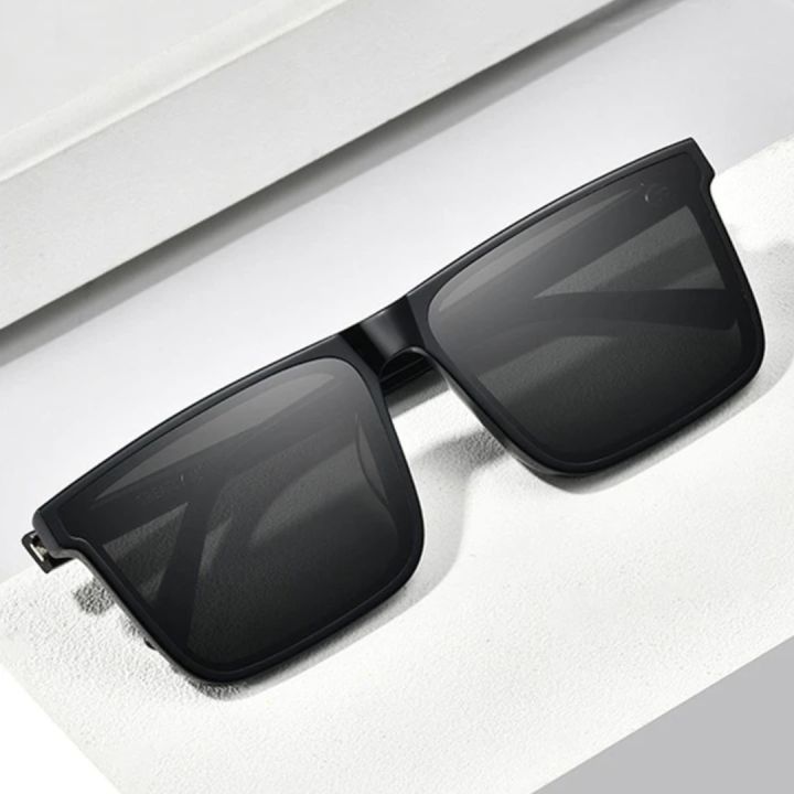 Oculos Mirror Designer Men's Women's Glasses Dark Ultra Ladies Vintage Black Square Sunglasses Large Frame Luxury Brand deSol